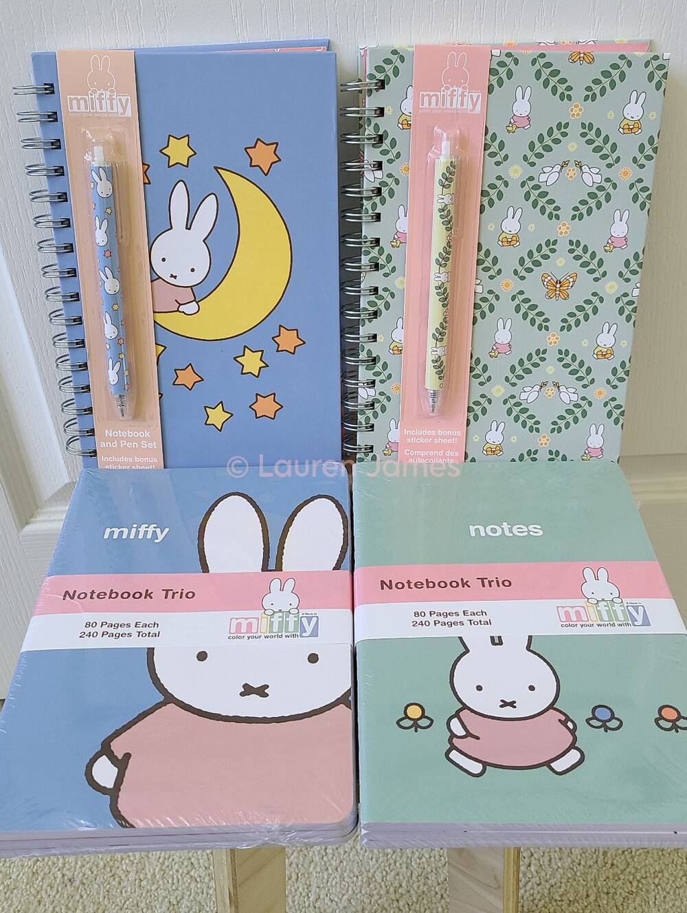 Miffy Blue and Green Notebook Set